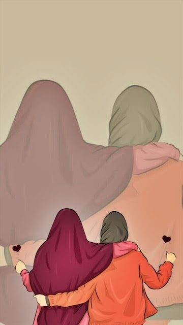 Gambar animasi muslimah sahabat