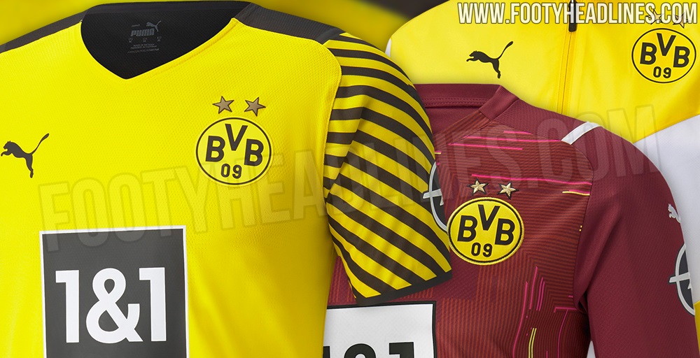 Borussia Dortmund 2021/22 PUMA Away Kit - FOOTBALL FASHION