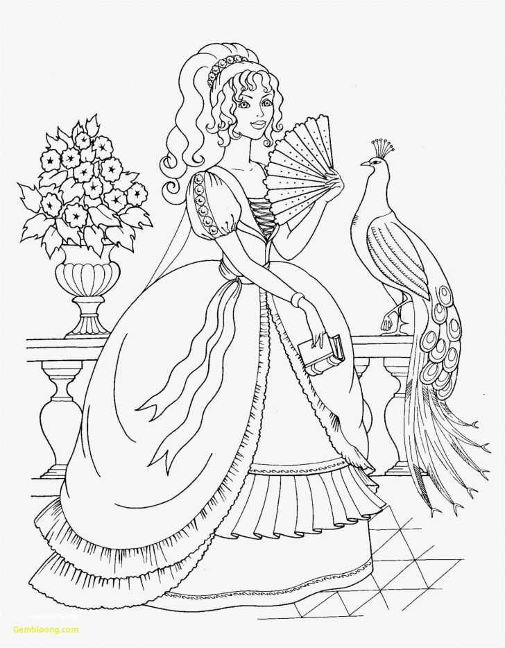 Barbie Rapunzel Coloring Pages