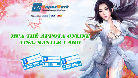 Mua thẻ Appota online nhanh chóng ở nước ngoài