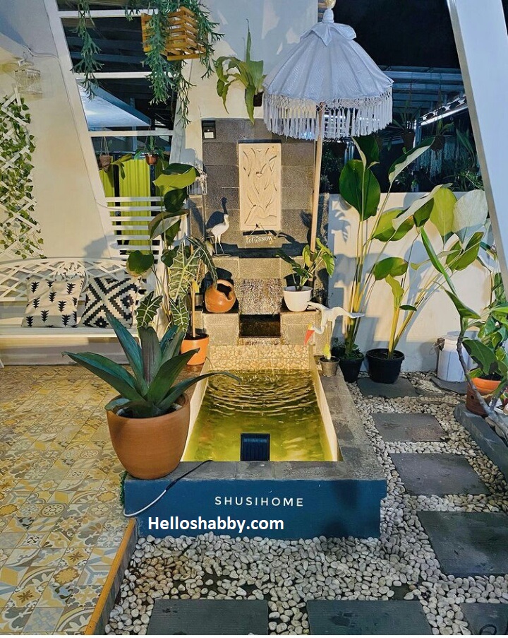Inspirasi 6 Desain Taman Minimalis dengan Kolam Ikan Hias ~ HelloShabby