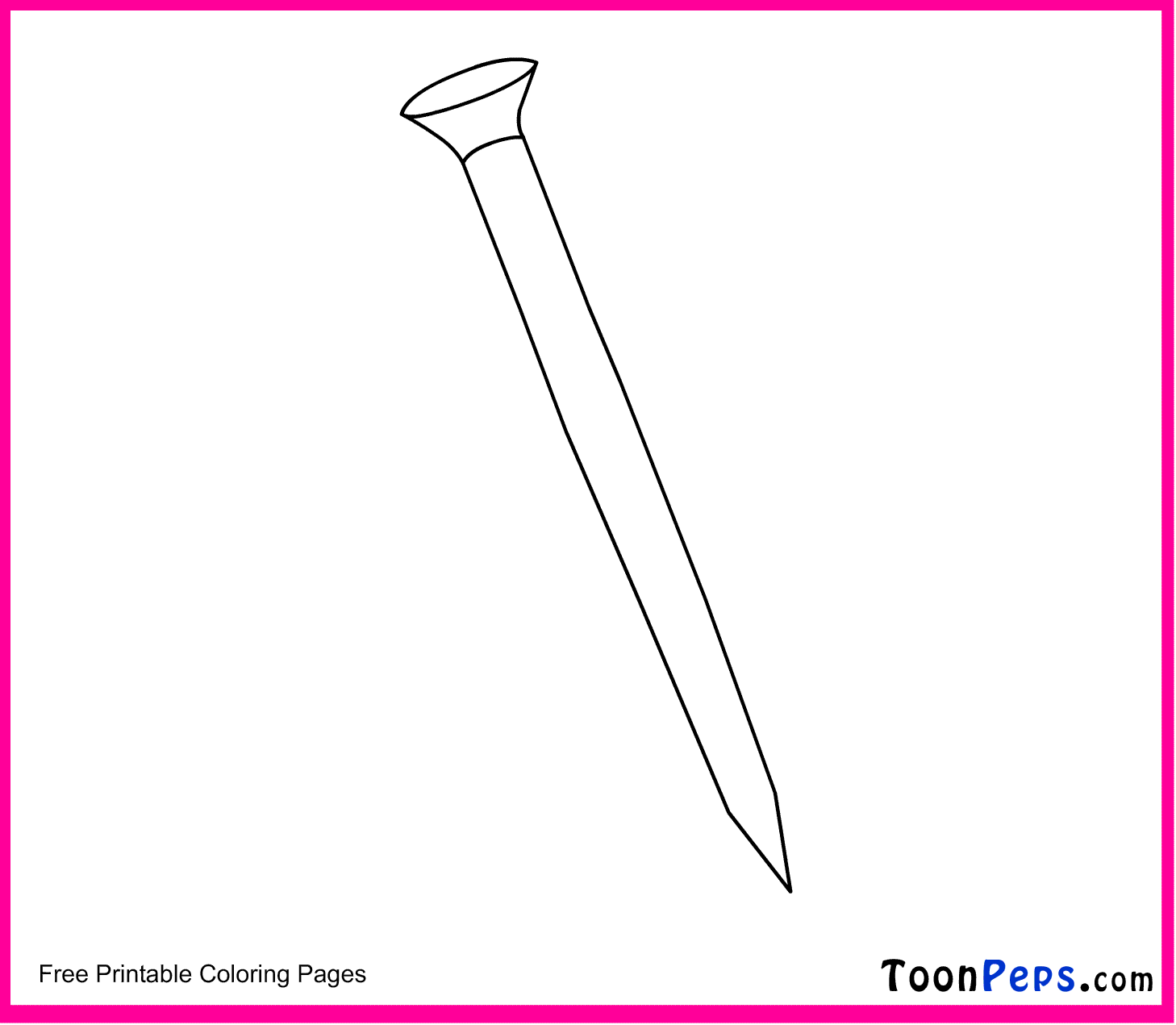nail manicure coloring pages - photo #17