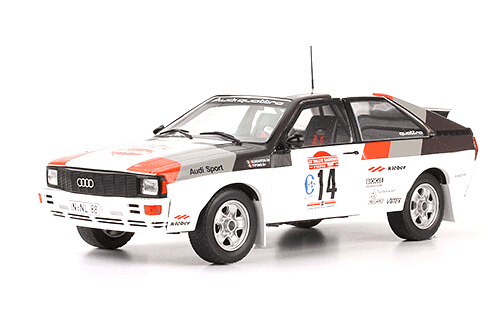 les plus grandes voitures de rallye 1:18 audi Quattro 1981 M. Mouton