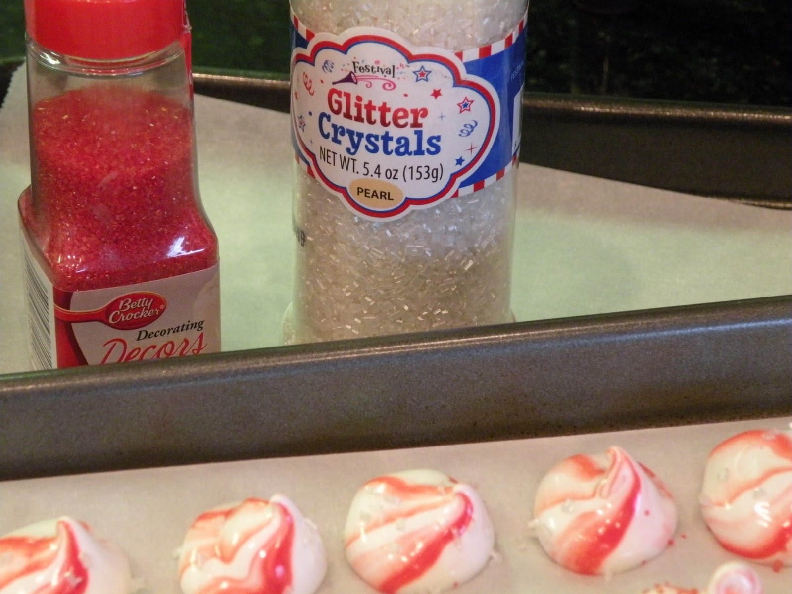 Chickadee Home Nest Candy Cane Meringue Kisses