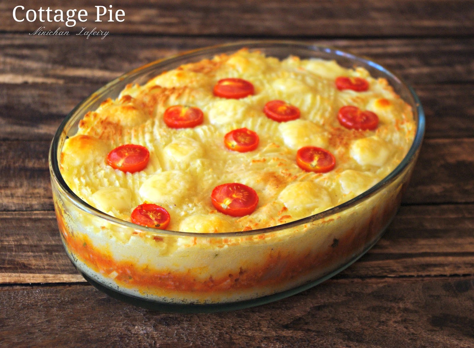 Pastel de Carne con Puré de Patata / Cottage Pie Recetas de una