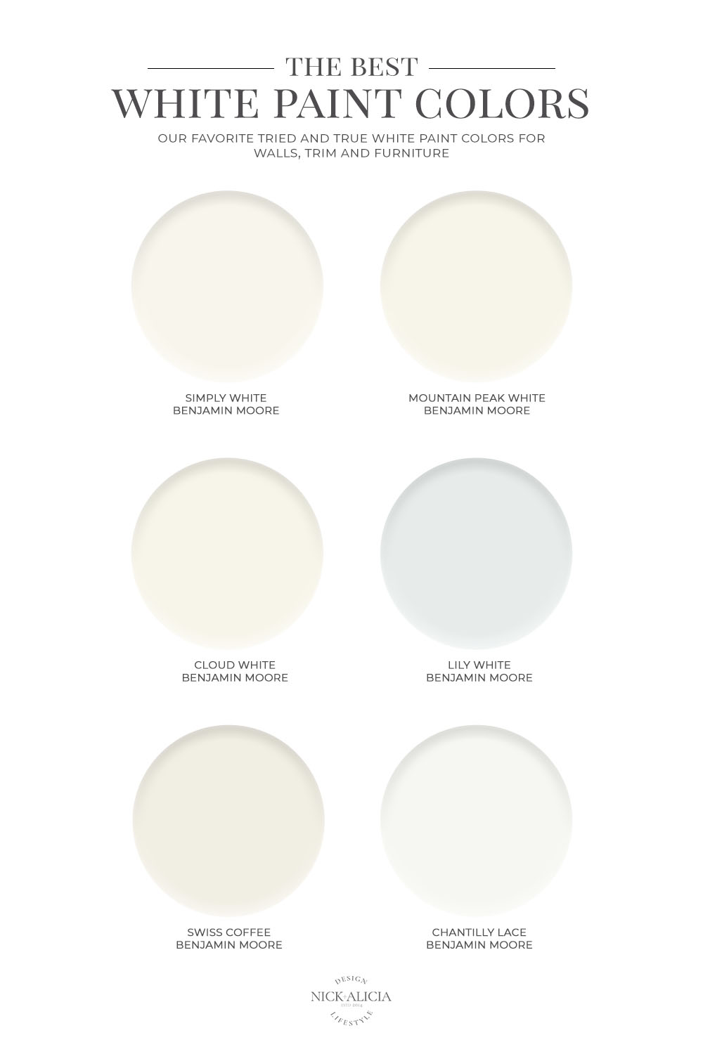 Soft White Paint Color Interior Design