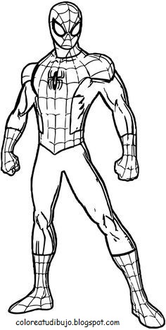 Hombre Araña para colorear - COLOREA TUS DIBUJOS