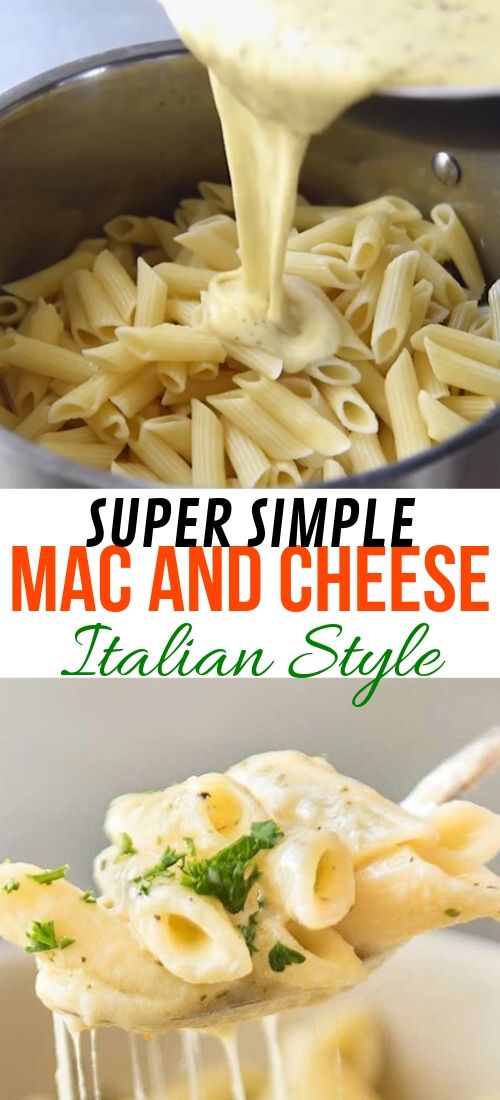 Super Simple Mac and Cheese Italian Style DIET 30 DAYS
