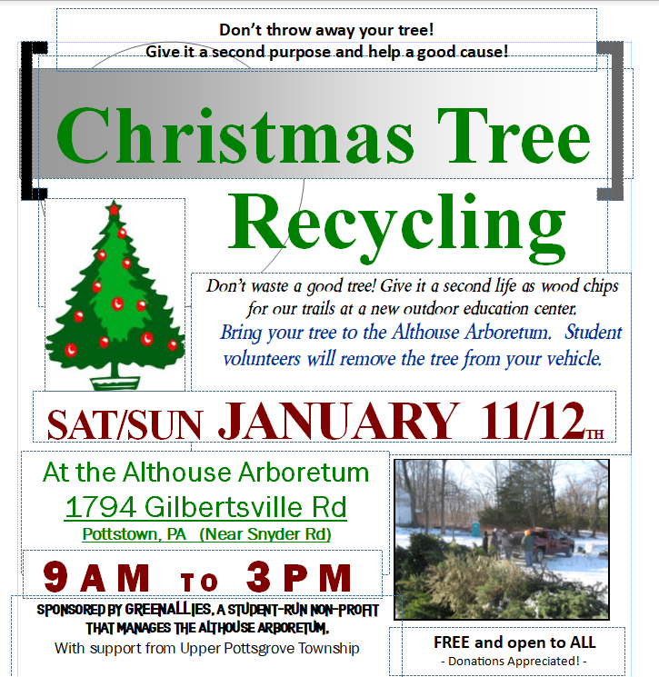 Digital Notebook Arboretum Hosts Christmas Tree Recycling Jan. 11,12