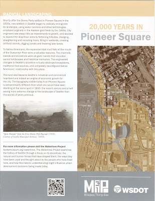 20,000 Years in Pioneer Square Brochure – Changes in the Shape of Seattle