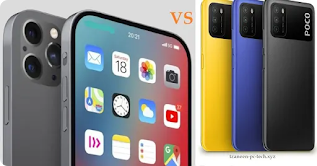 iPhone 13 vs POCO M3 specs comparison
