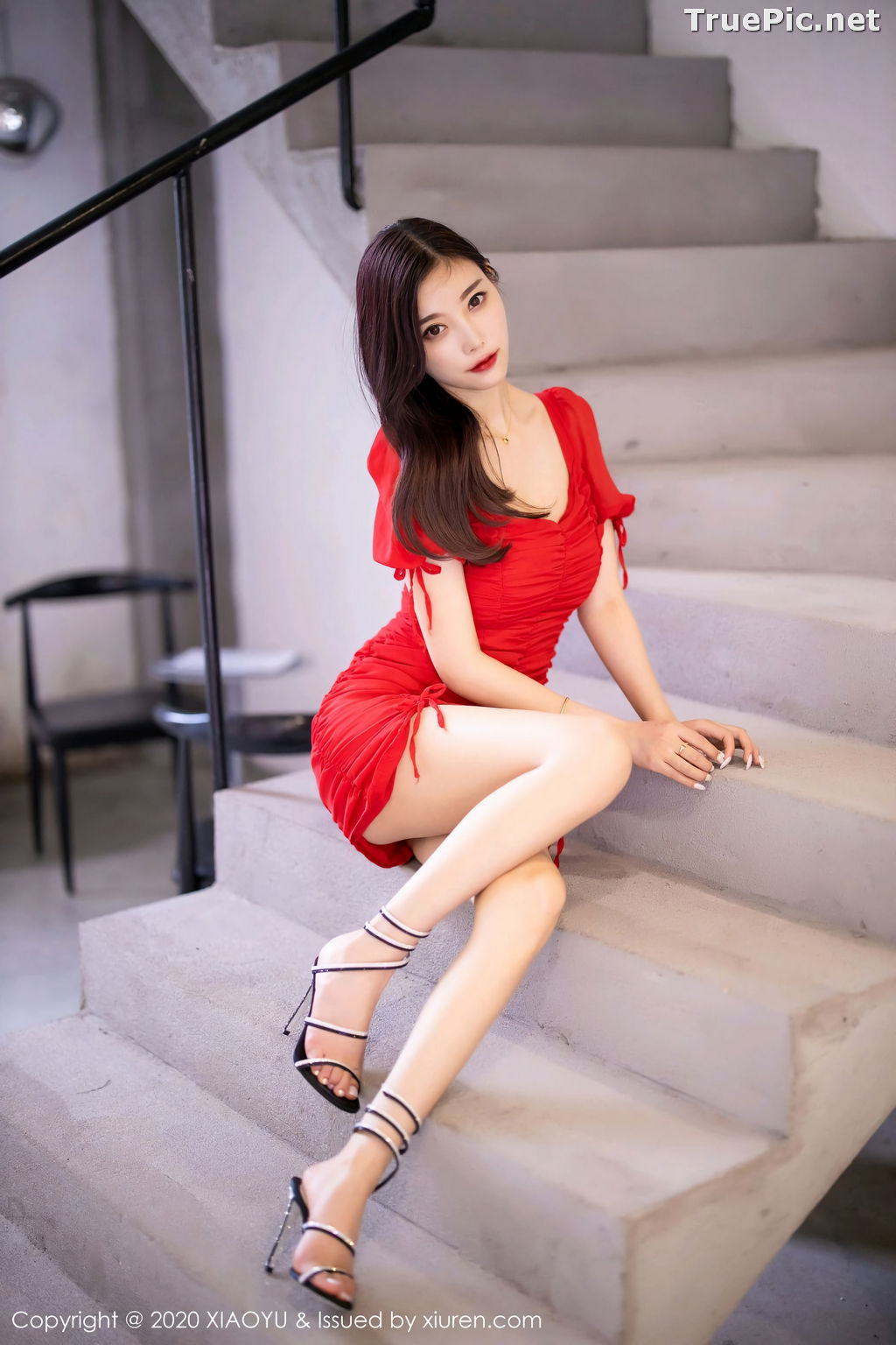 Image XiaoYu Vol.326 - Chinese Model - Yang Chen Chen (杨晨晨sugar) Sexy With Red Bodycon Dress - TruePic.net - Picture-38