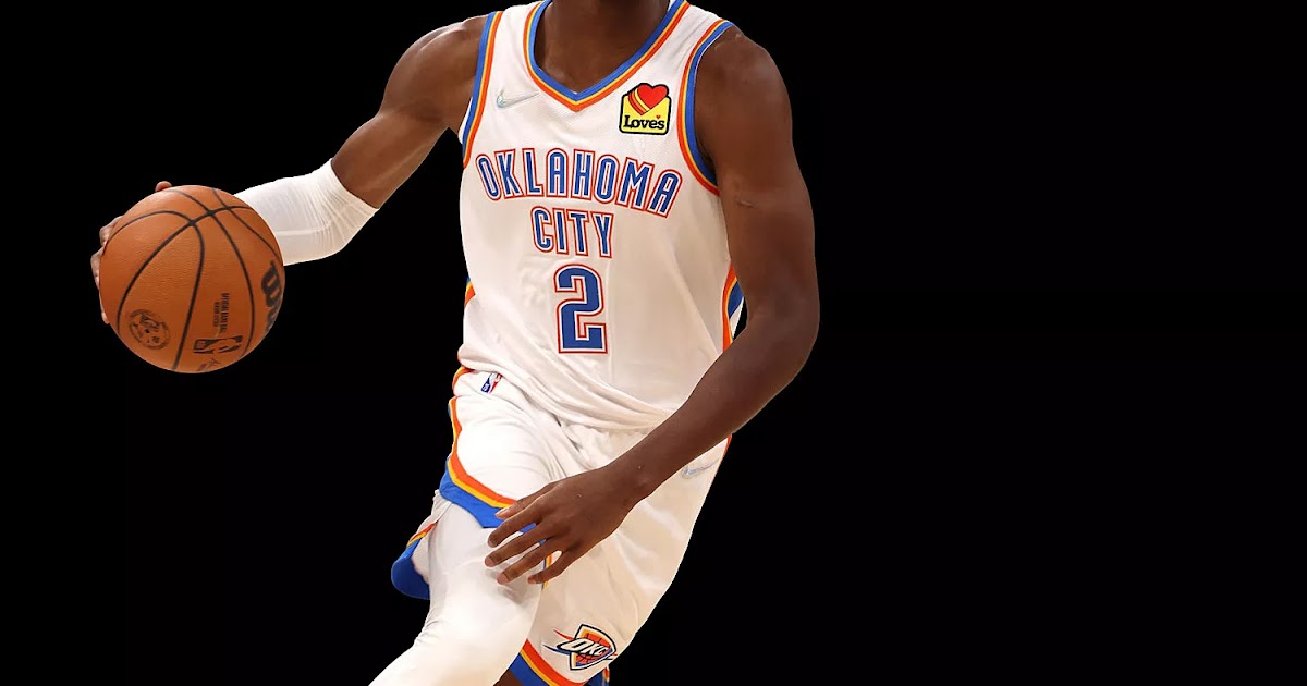 NBA 2K22 20212022 Shai GilgeousAlexander Full Body Potrait V10.5 by