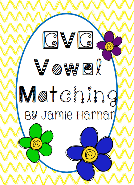 http://www.teacherspayteachers.com/Product/CVC-Vowel-Matching-1301617