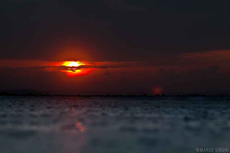 Sunset in Monsoon Season.