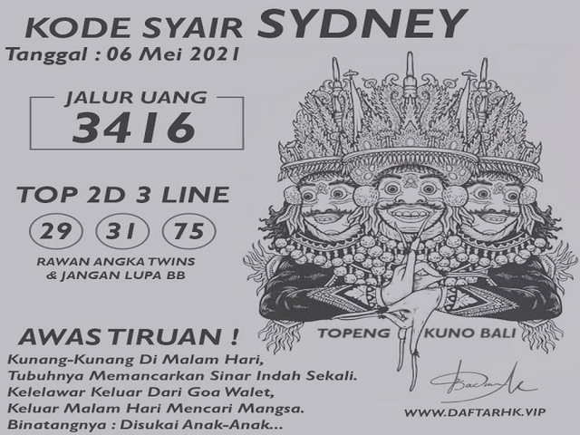 gambar togel sydney