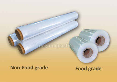 plastik wrapping non foof grade vs food grade