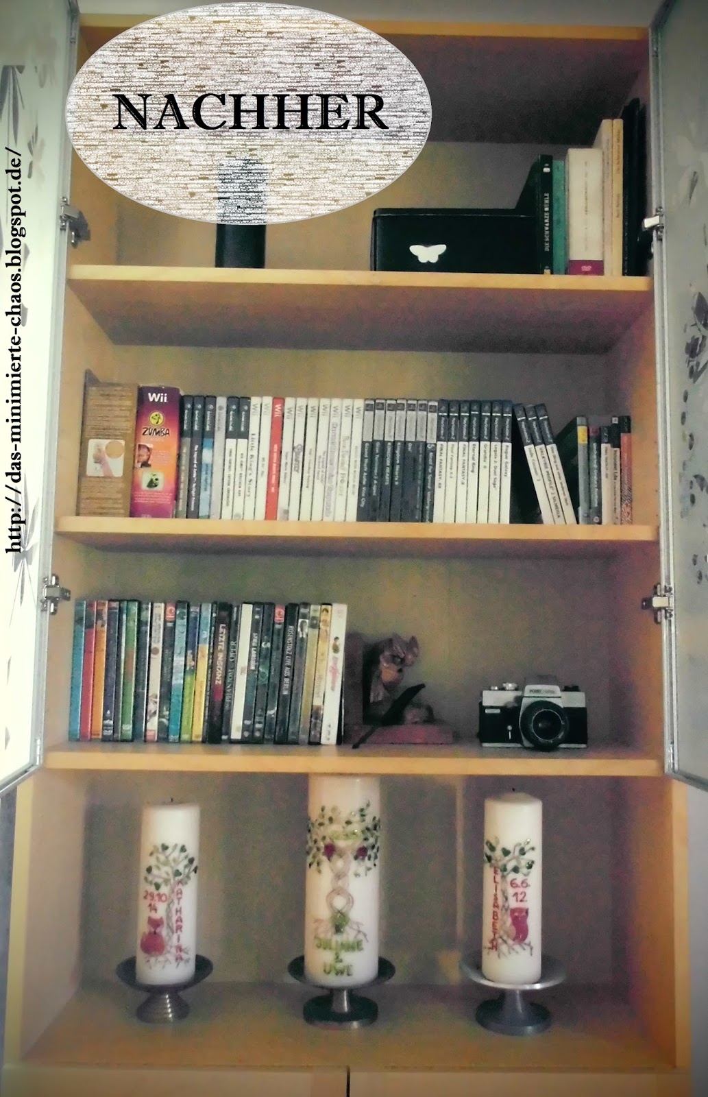 Frau K. und der Weg zu Ordnung, Organisation und Minimalismus: Vorher