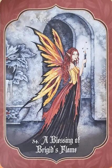 A Blessing of Brigid's Flame - Faery Blessing Cards