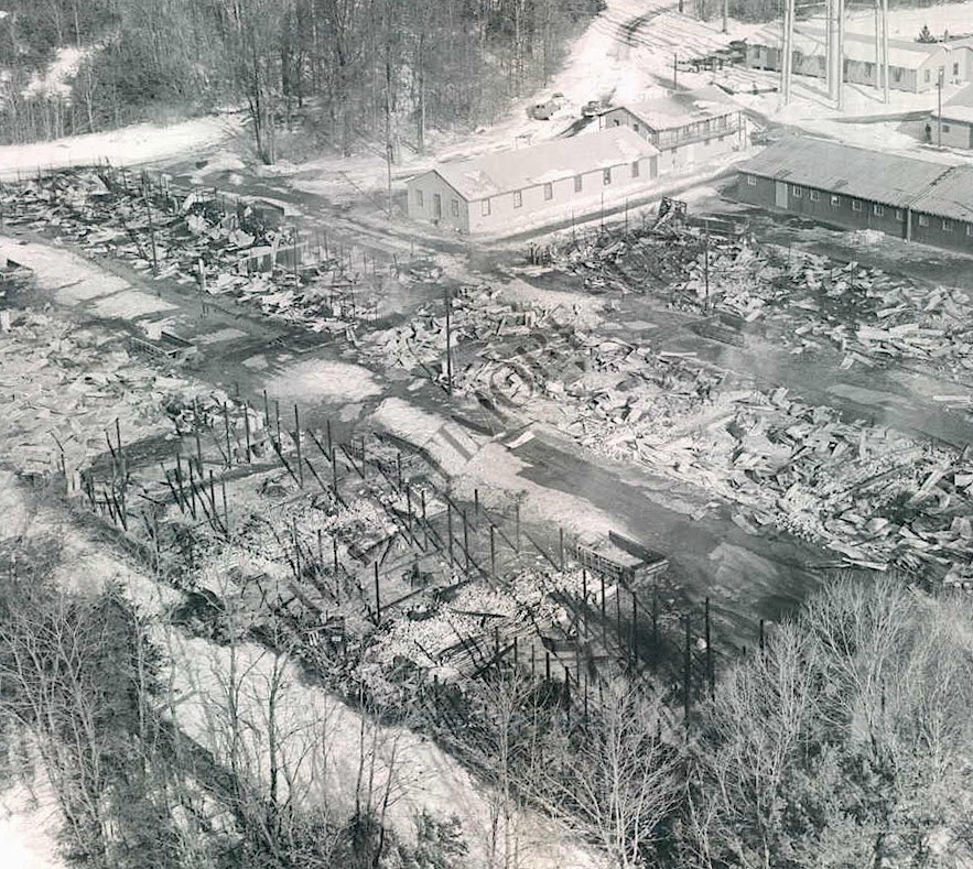 Bowie Living Bowie Race Track Ravaged by Blizzard and Fire