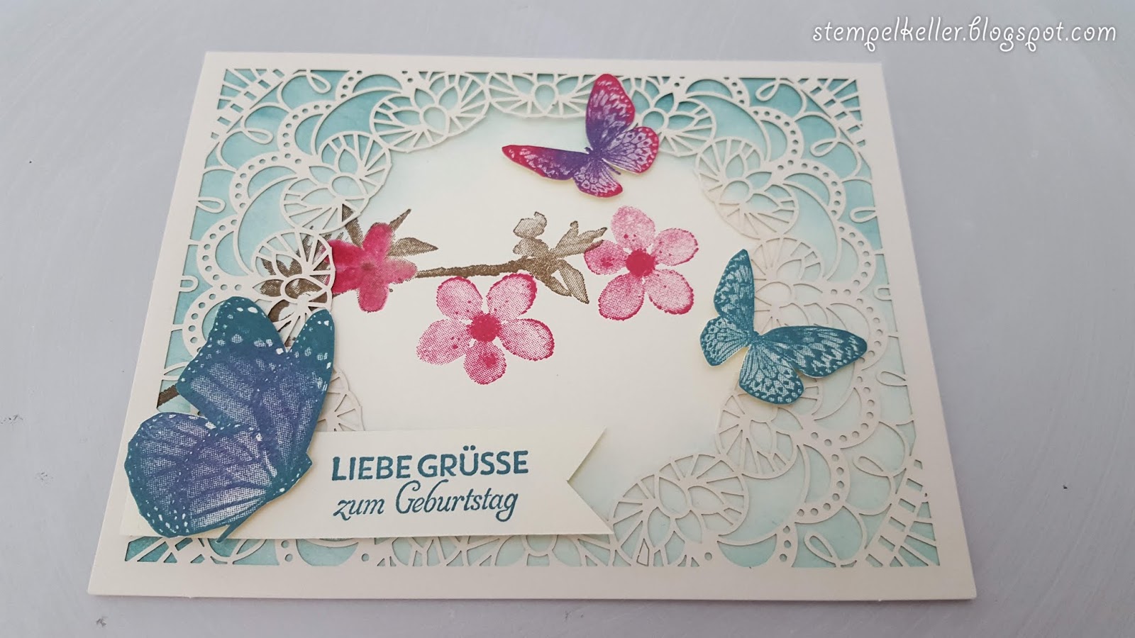 Stempelkeller Schwammchentechnik Fur Schmetterlinge Schwarme