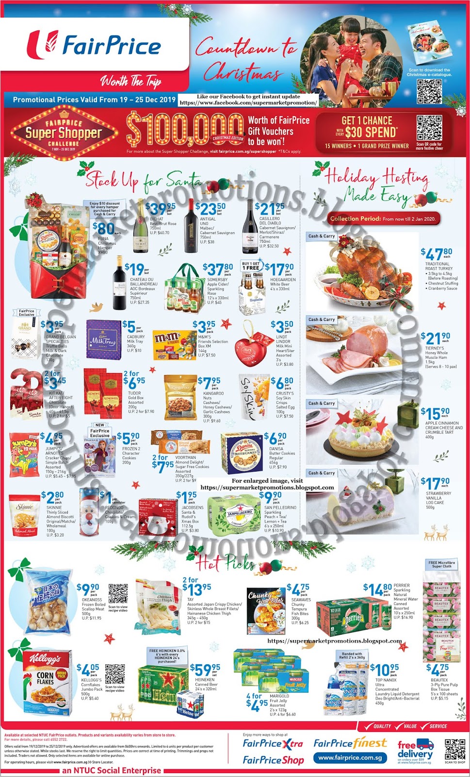NTUC FairPrice Christmas Promotion 19 25 December 2019 Supermarket