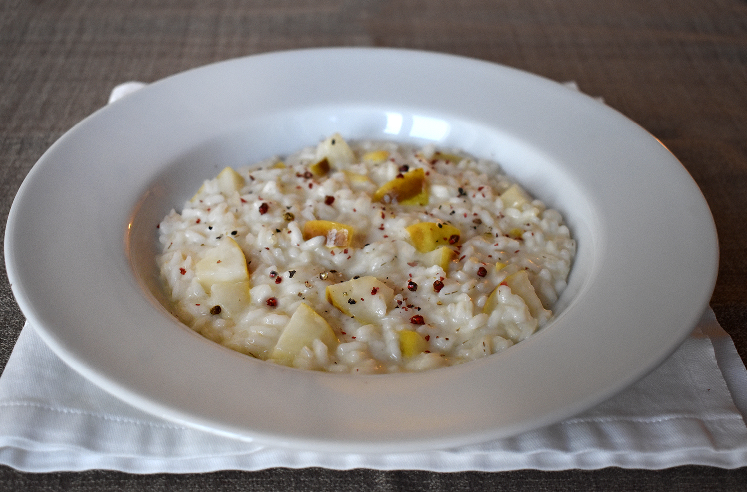 insalata mista RISOTTO CACIO PEPE E PERE