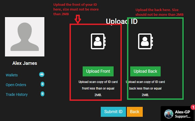 how to perform KYC on Terrabit