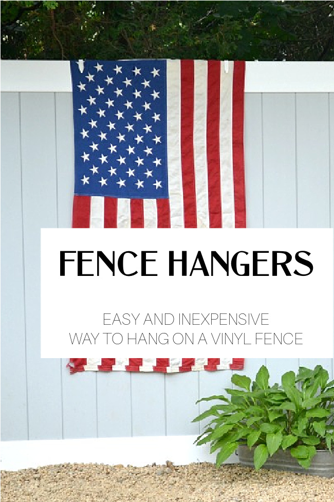 Fence Hangers for a Vinyl Fence