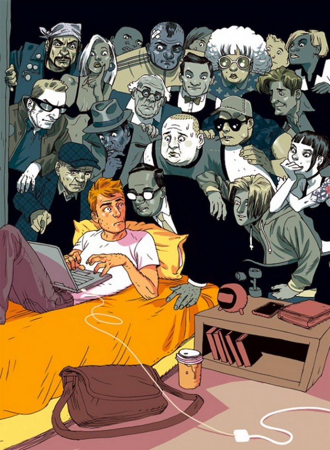 15 Sarcastic Illustrations Portraying Modern World - Personal life ceases to exist when published online 15 Sarcastic Illustrations Portraying Modern World - Personal life ceases to exist when published online