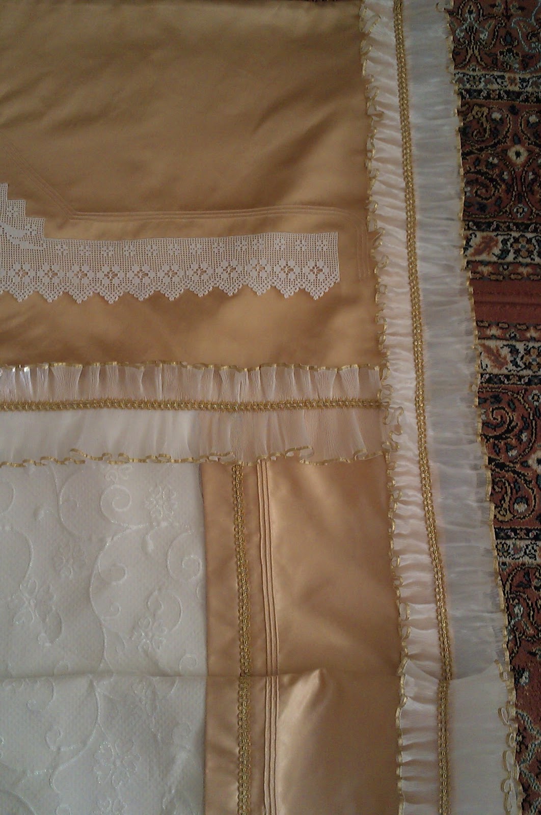 DENİZCE ÇEYİZLER ÇEYİZLİK BİR PİKE TAKIMI