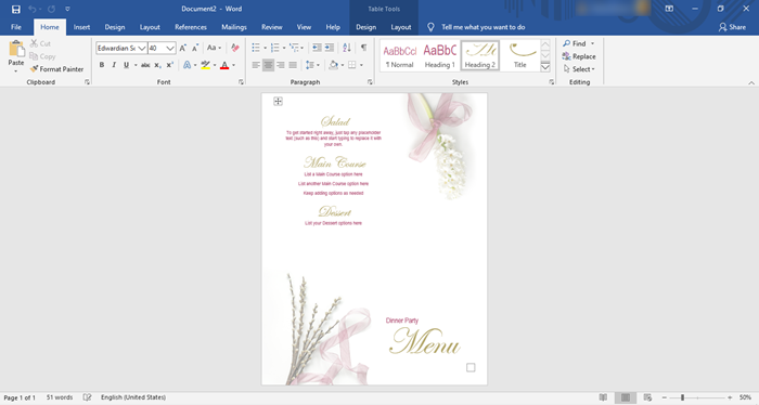 Comment rechercher des modèles en ligne dans MS Word sous Windows 10