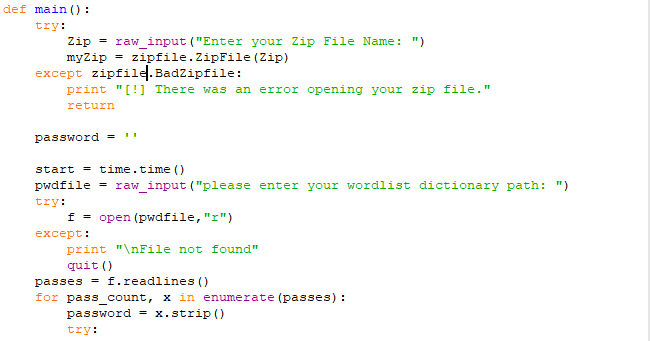 How to Brute Force ZIP File Password Using Python