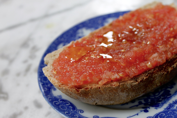 Pan Tumaca, Tartine de pain à la tomate