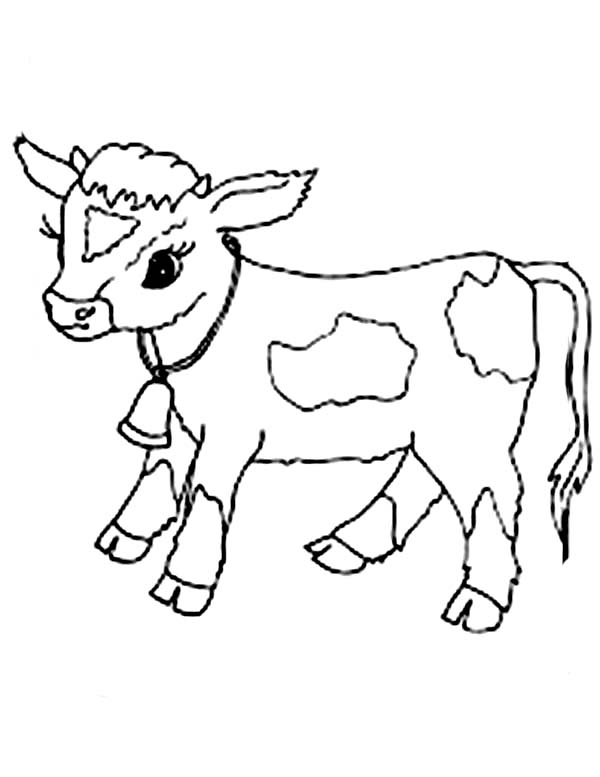 Cow Coloring Page 2 Coloring Pages