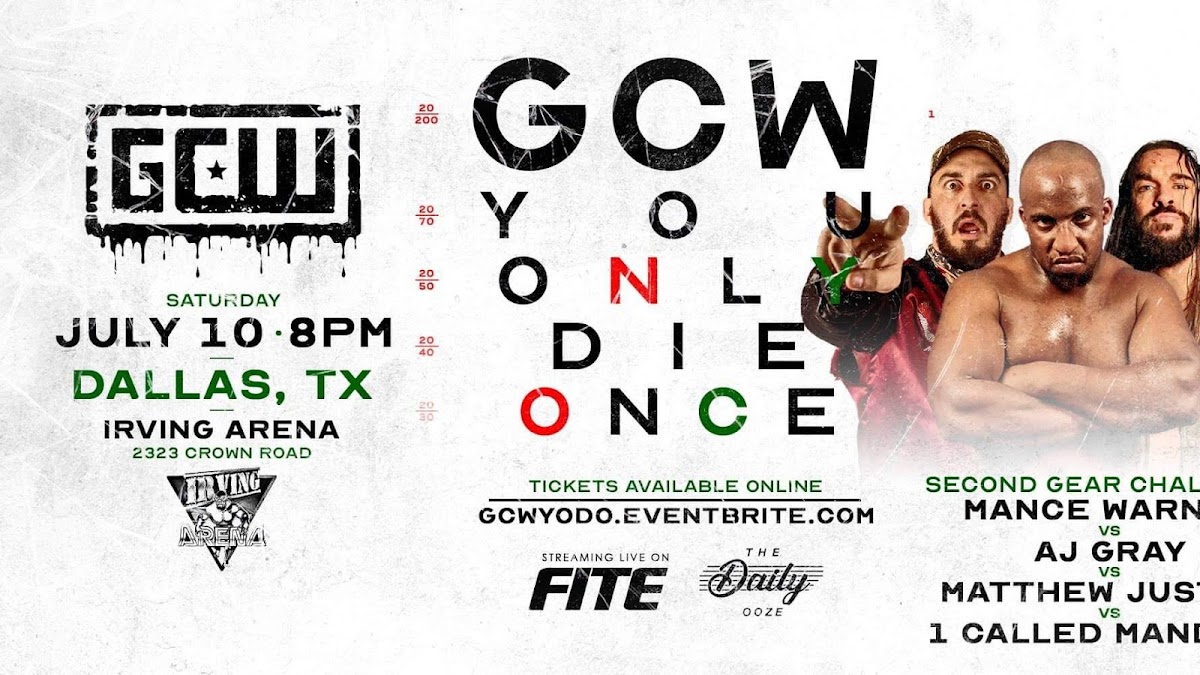 Cobertura: GCW You Only Die Once 2021 – Violência pura!