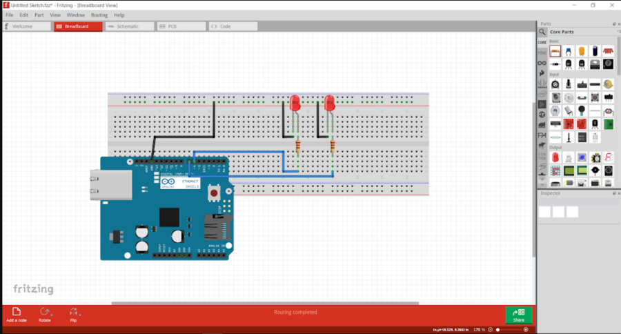 Lập trình điều khiển nhiều led với board mạch Arduino