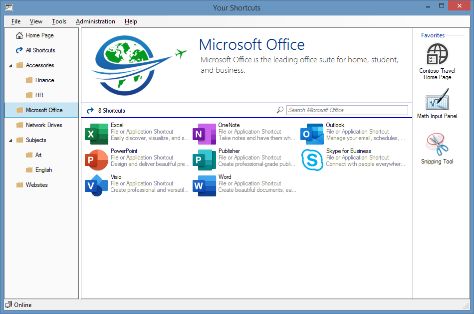 Desktop Application Launcher XIA Links