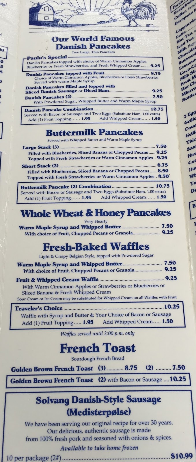 GREAT EATS HAWAII PAULA'S PANCAKE HOUSE SOLVANG, CALIFORNIA