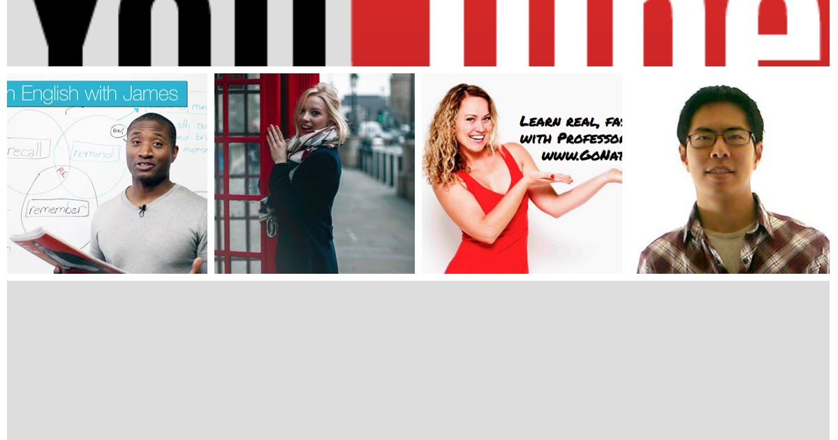 Learn English Today More English Teachers On YouTube