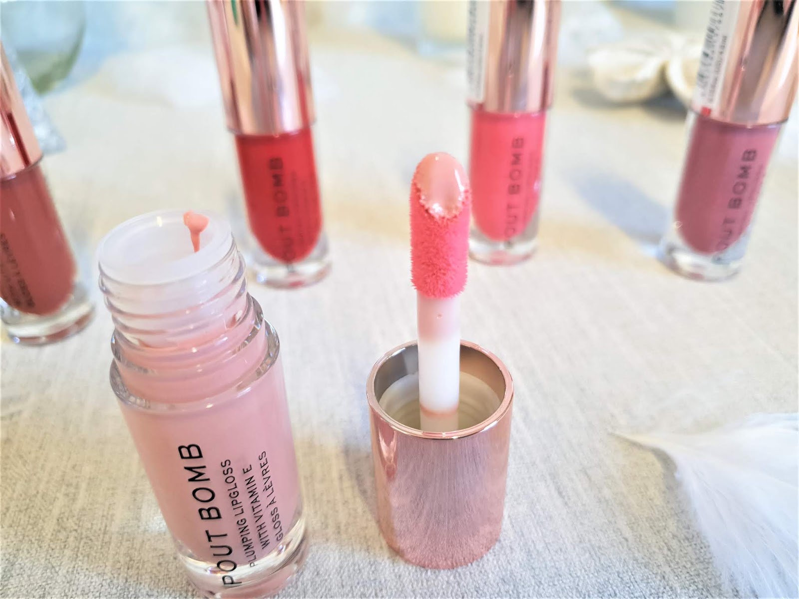 Revolution Pout Bomb Lip Gloss Review + Swatches Kathryn's Loves