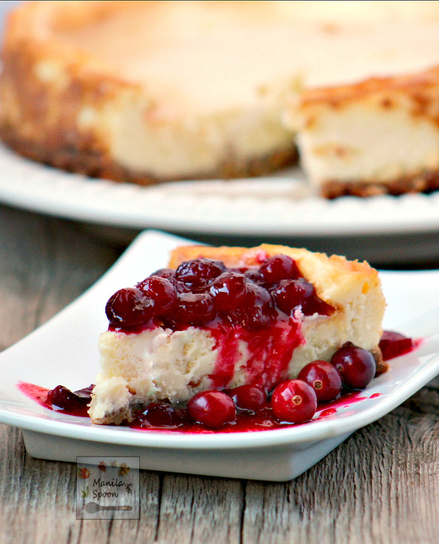 Yummy Cranberry Cheesecake - Manila Spoon