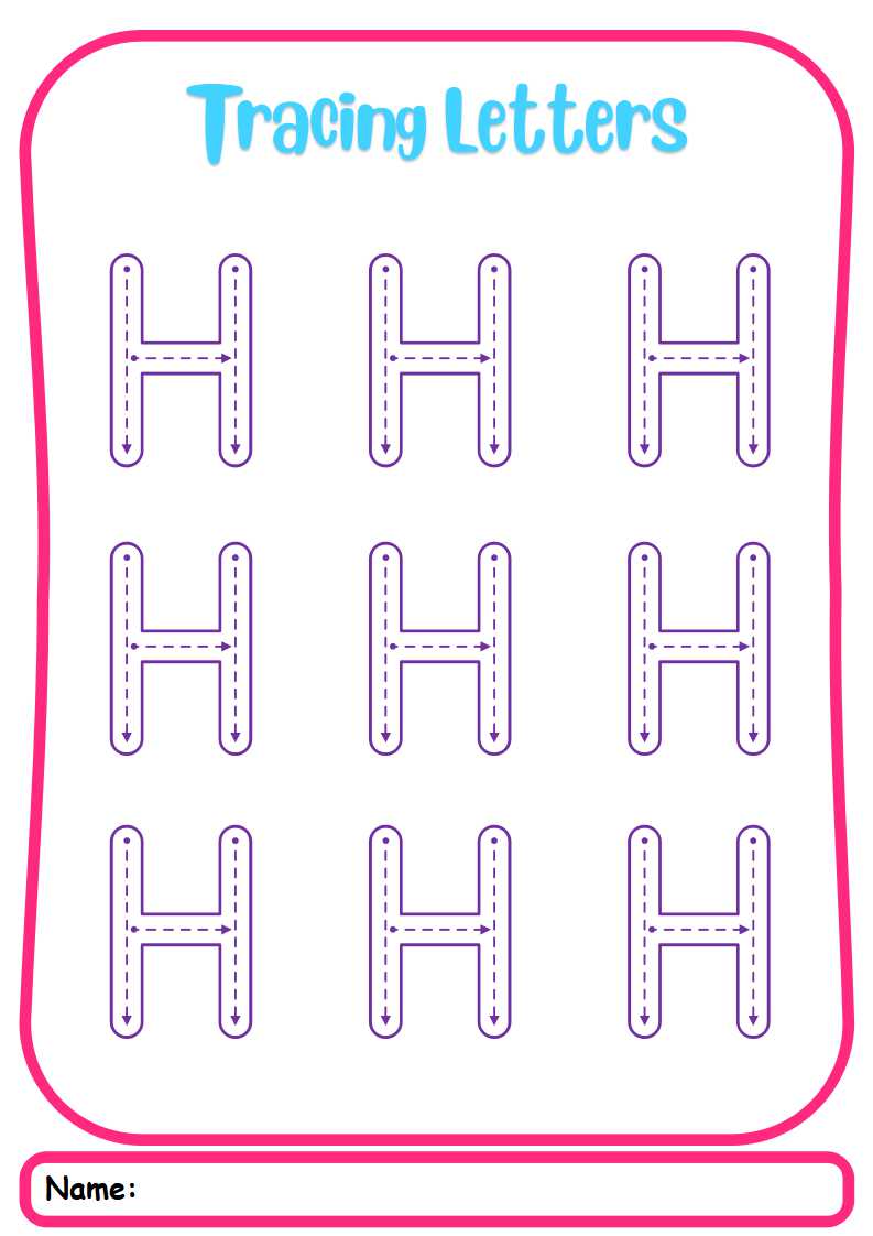 Toddler Learning Printables: Tracing Letters Activities A to Z