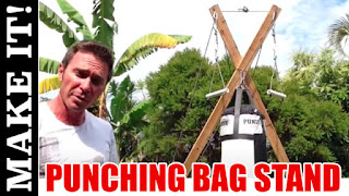 DIY Punching Bag Stand