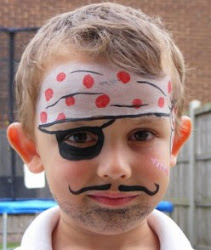 easy face boys paint toddler painting boy simple pirate designs dog paints cool children idea faces quick crafts painted