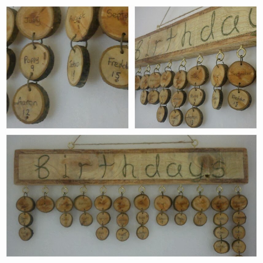 Stuart Taylor 3D Wooden Memory Family Birthday Calendar