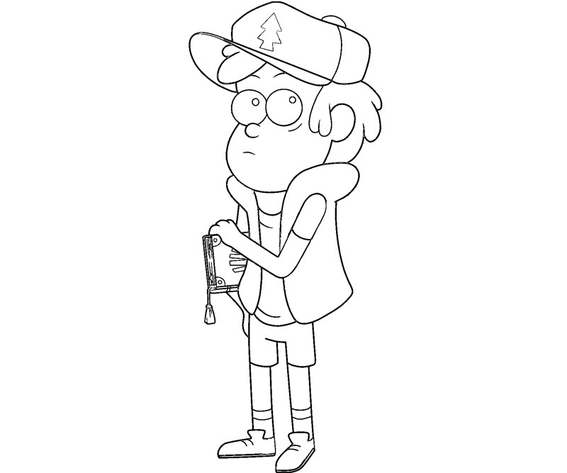 mabel and dipper coloring pages - photo #19