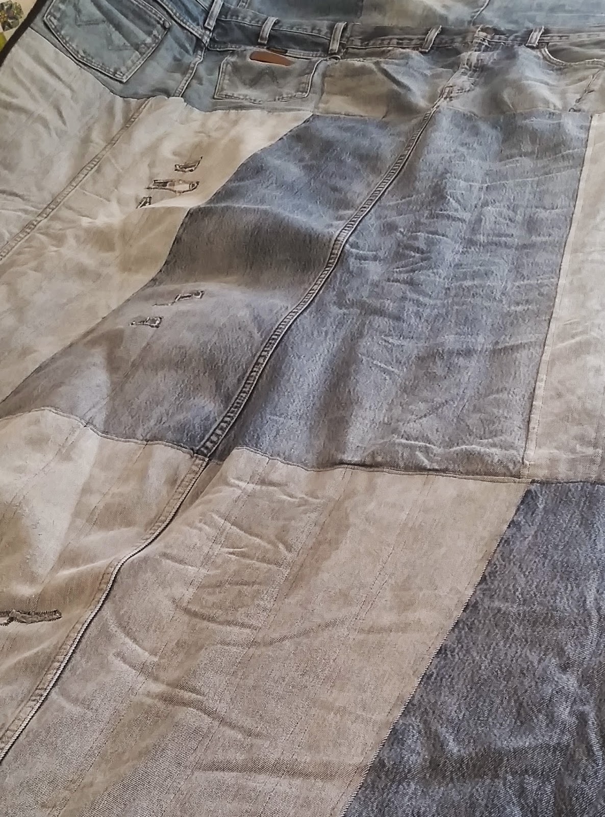 Vicki Sews: My First Quilt - An Upcycled Denim Quilt by Vicki Isaacs ...