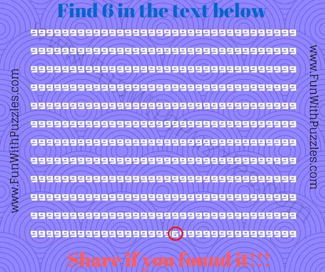 Answer of Tricky Hidden Number Picture Brain Teaser