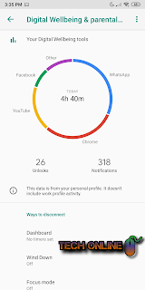 خاصية Digital Wellbeing